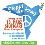 2022 03 13 Friedenskundgebung Stuttgart Abfahrt Aulendorf