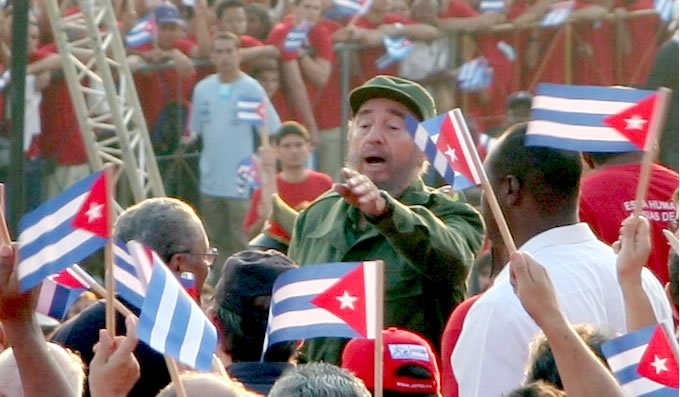 Fidel Castro Rus, historischer Führer er kubanischen Revolution, stirbt im Alter von 90 Jahren am 26. 11. 2016 in Havanna